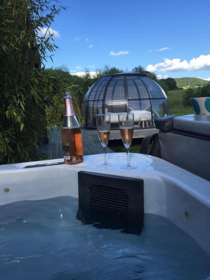 Les Nuits Insolites De La Mothe - Hebergement En Bulle Ou Tiny House Avec Spa Privatif Outremecourt Екстер'єр фото