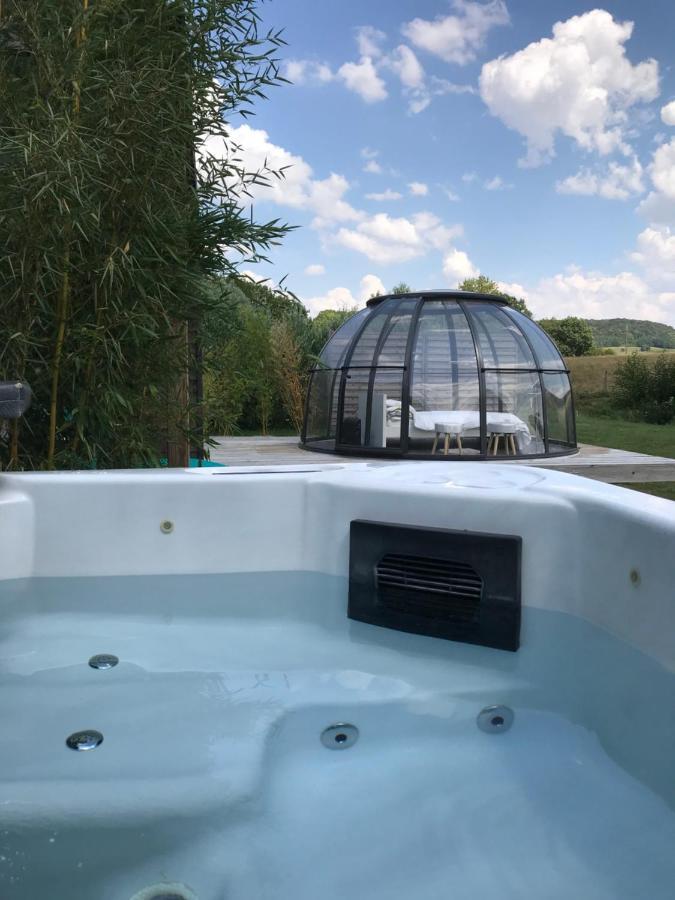 Les Nuits Insolites De La Mothe - Hebergement En Bulle Ou Tiny House Avec Spa Privatif Outremecourt Екстер'єр фото