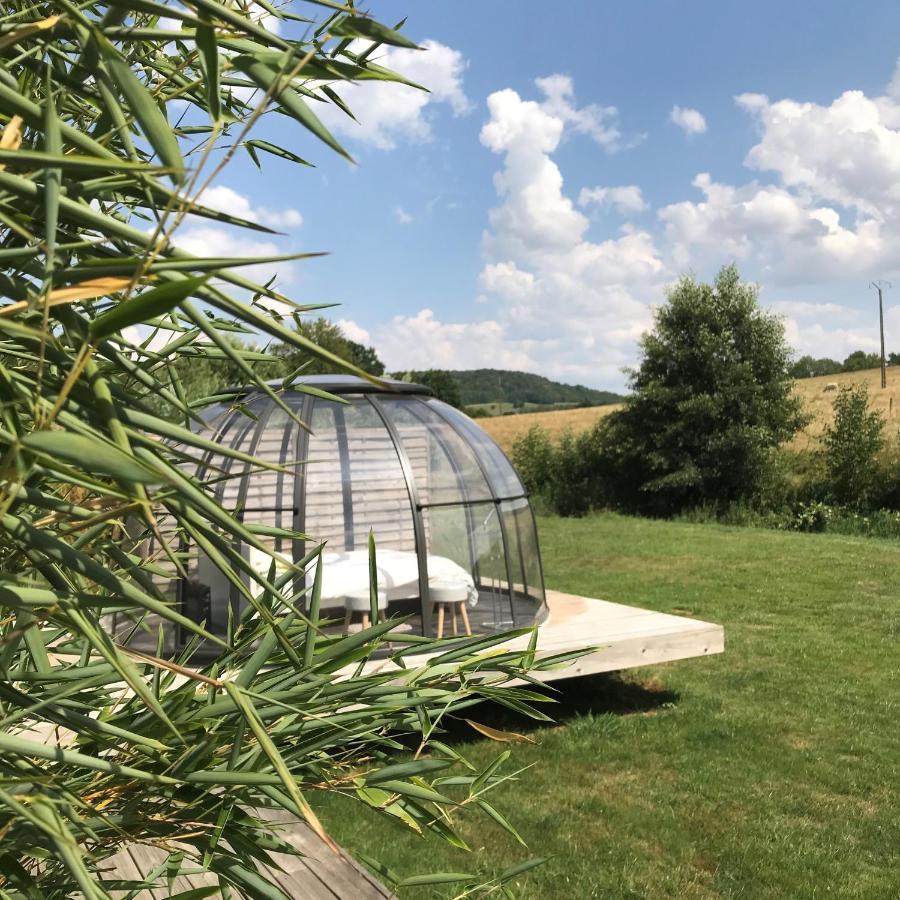 Les Nuits Insolites De La Mothe - Hebergement En Bulle Ou Tiny House Avec Spa Privatif Outremecourt Екстер'єр фото